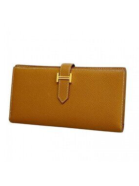 Hermes Wallet Bearn Souffle Veau Epsom Gold